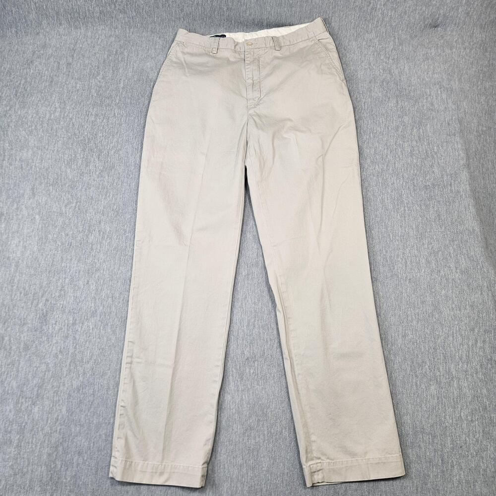 Polo Ralph Lauren Pants Mens 34x34 Beige Classic Polo Chino Straight Casual